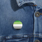 Aromantic Pride Flag Round Pins