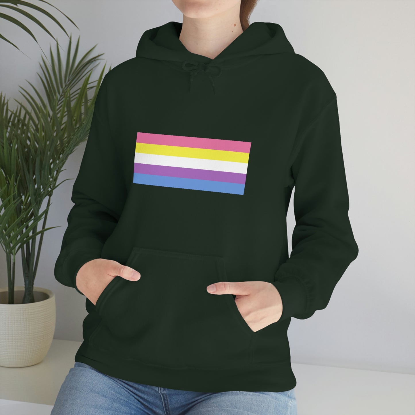 Bigender Flag Hooded Sweatshirt