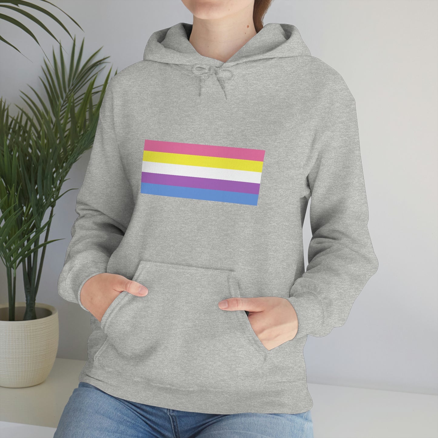 Bigender Flag Hooded Sweatshirt