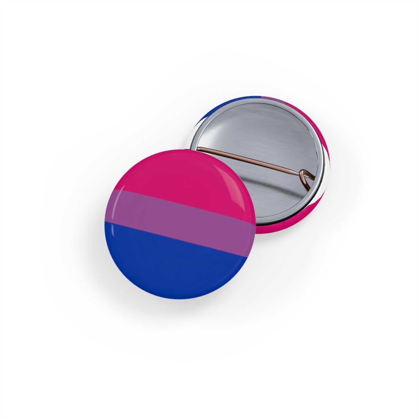 Bisexual Pride Flag Round Pins