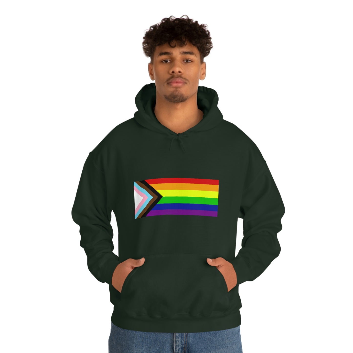 Progress Pride Flag Hooded Sweatshirt