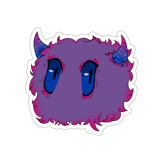 Fluffy Monster Sticker - Bisexual