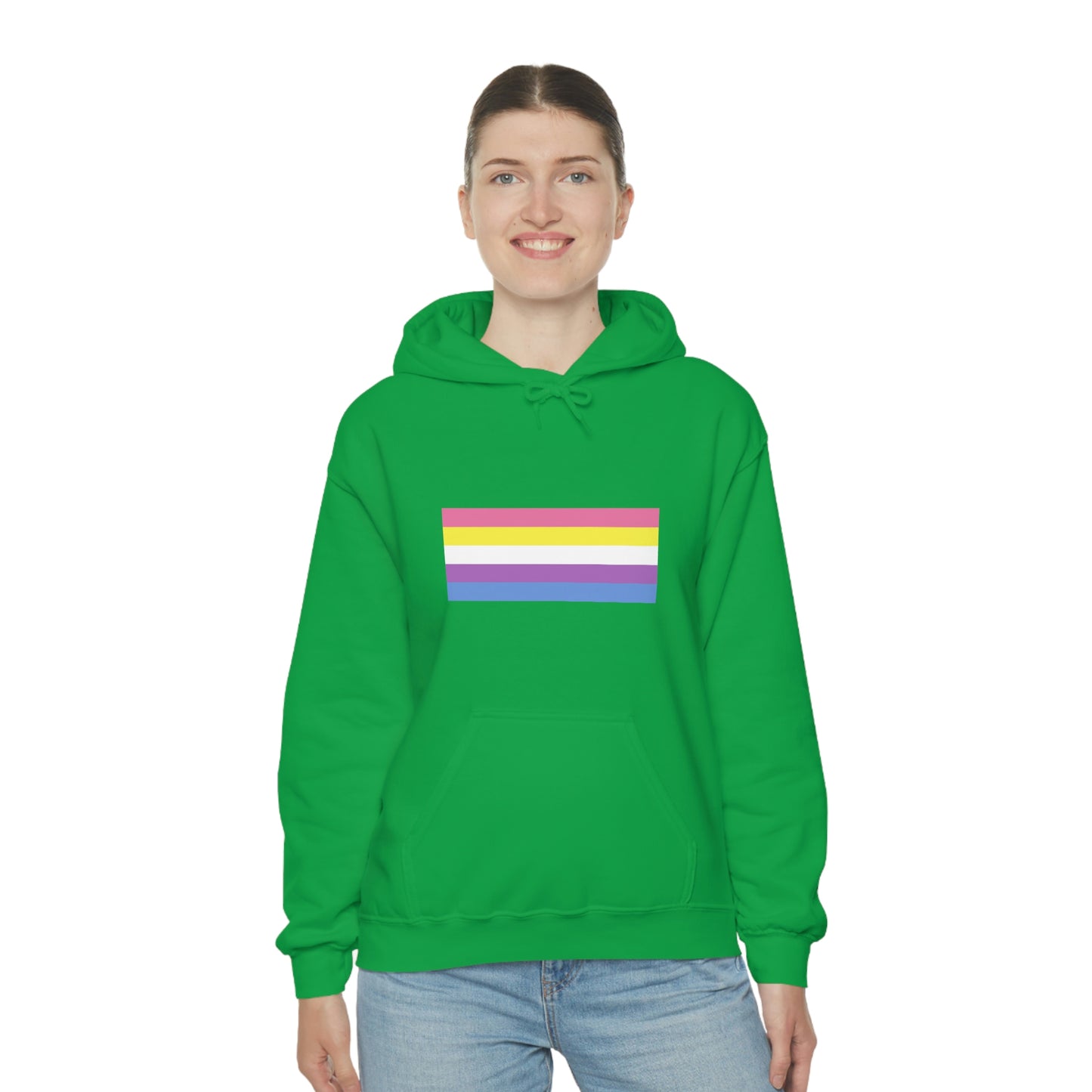 Bigender Flag Hooded Sweatshirt