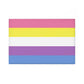 Button Magnet, Bigender Pride Flag
