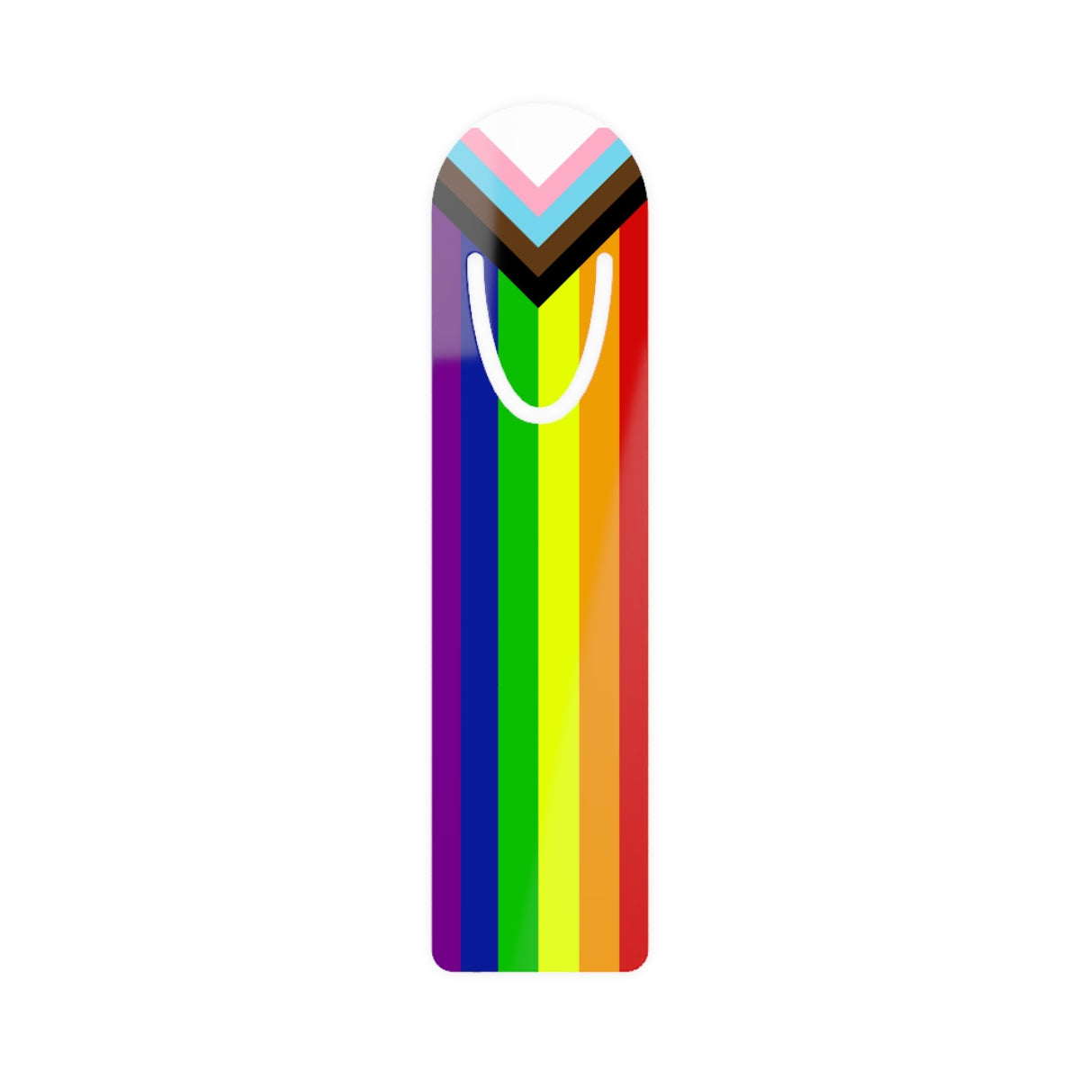 Progress Pride Flag Bookmark