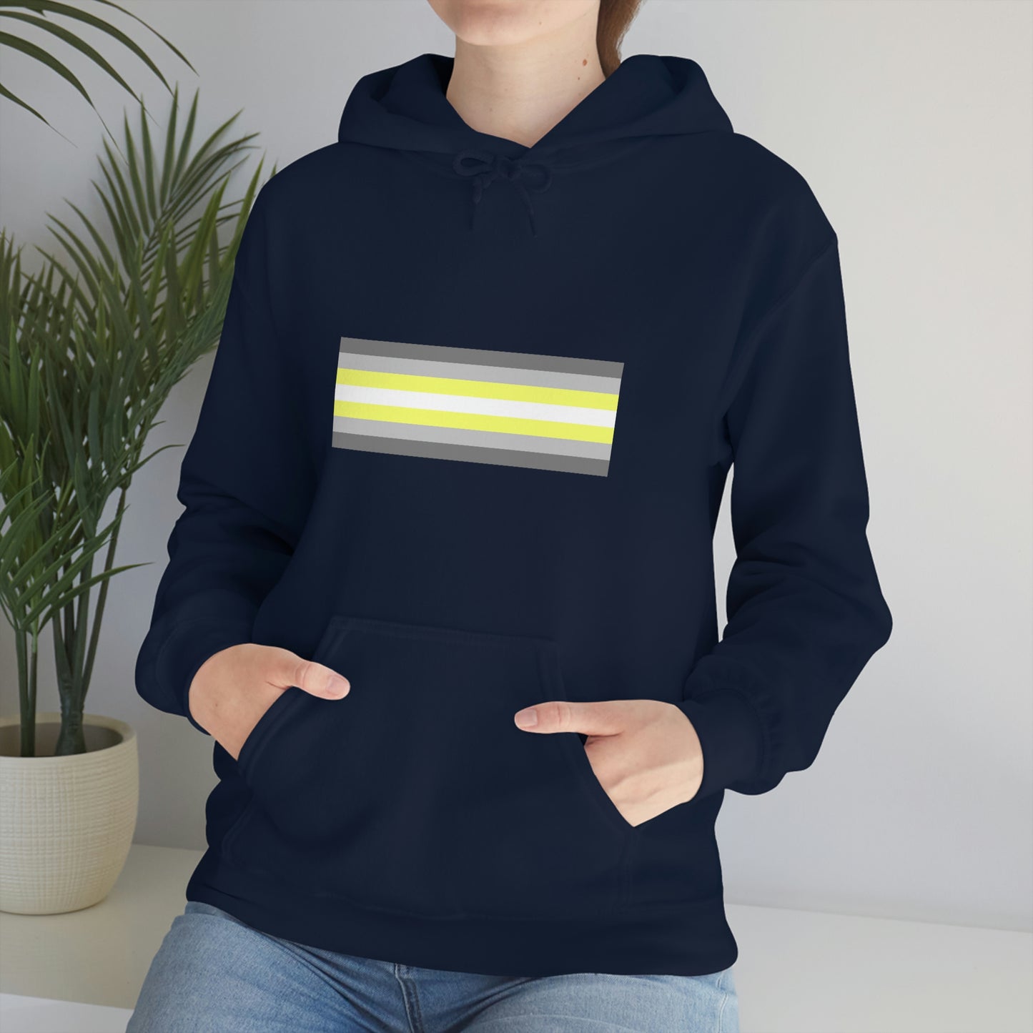 Demigender Flag Hooded Sweatshirt