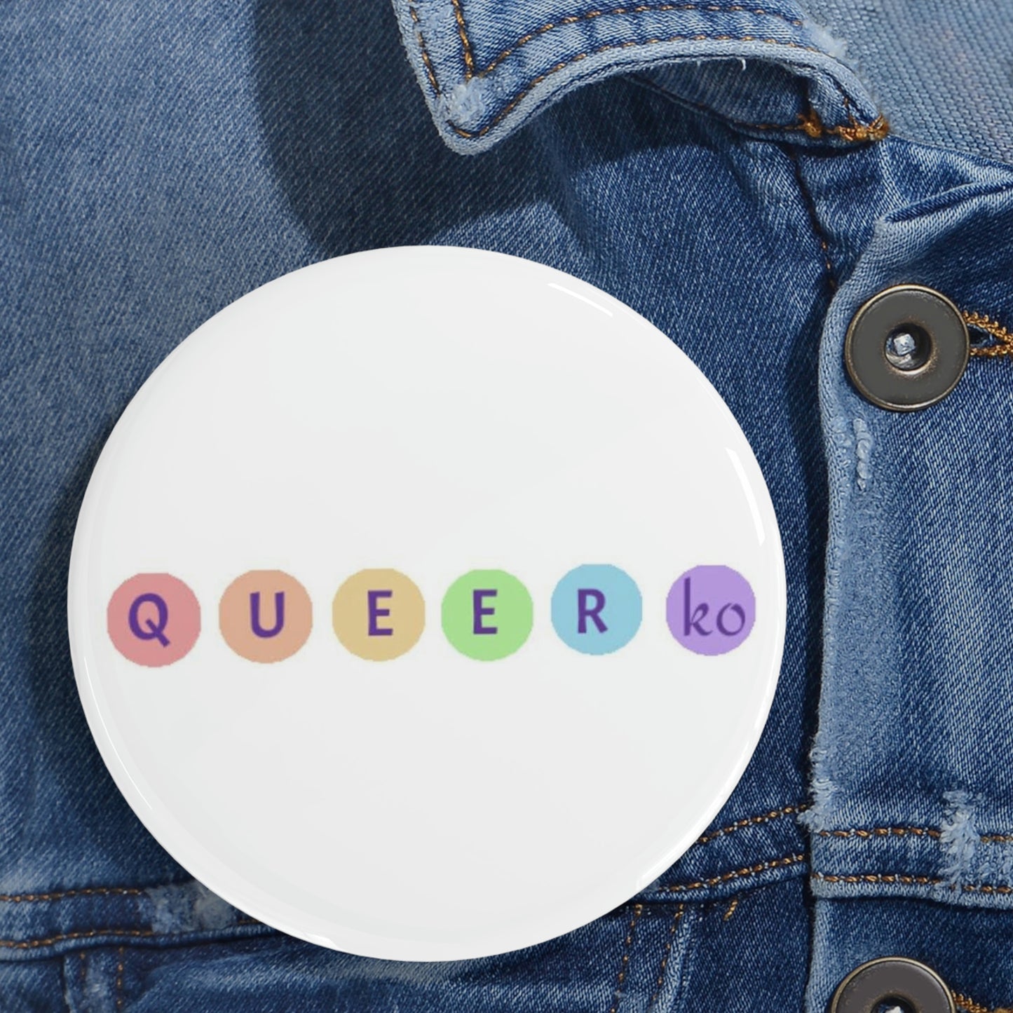 QUEERko Brand Round Pins