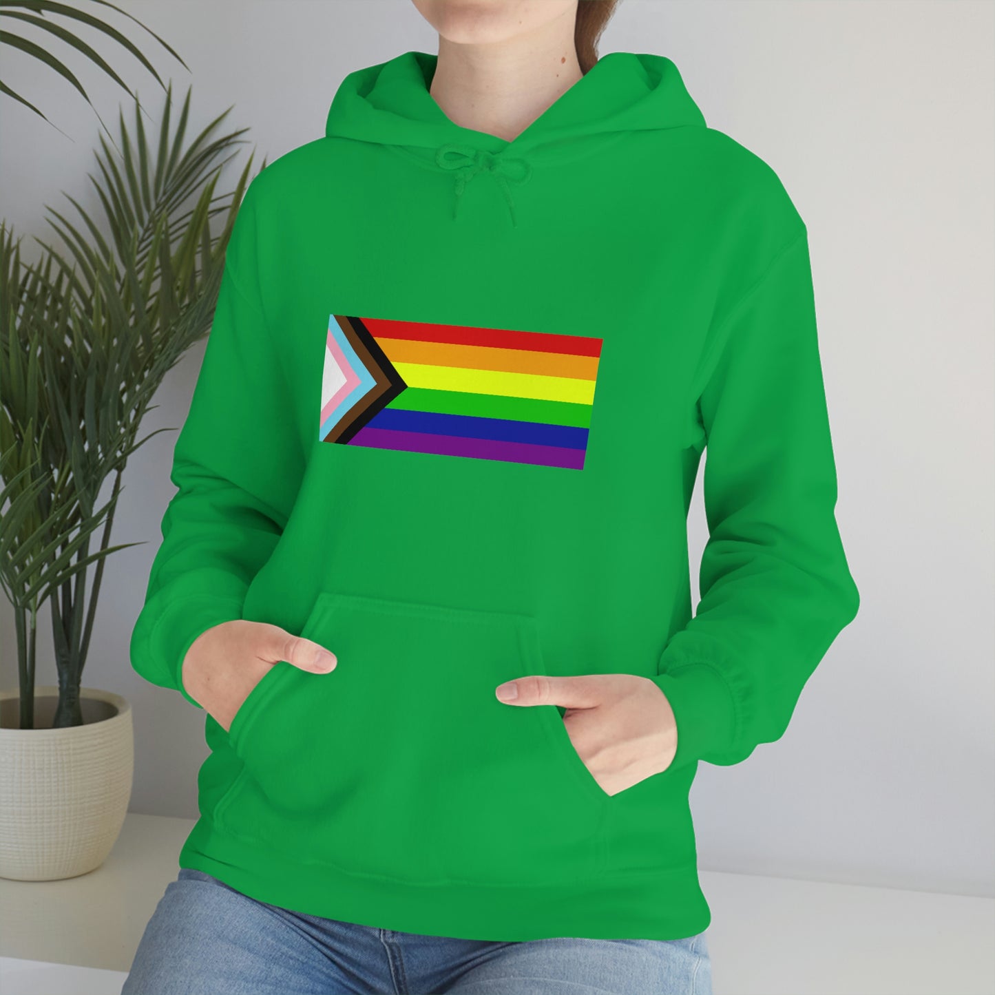 Progress Pride Flag Hooded Sweatshirt