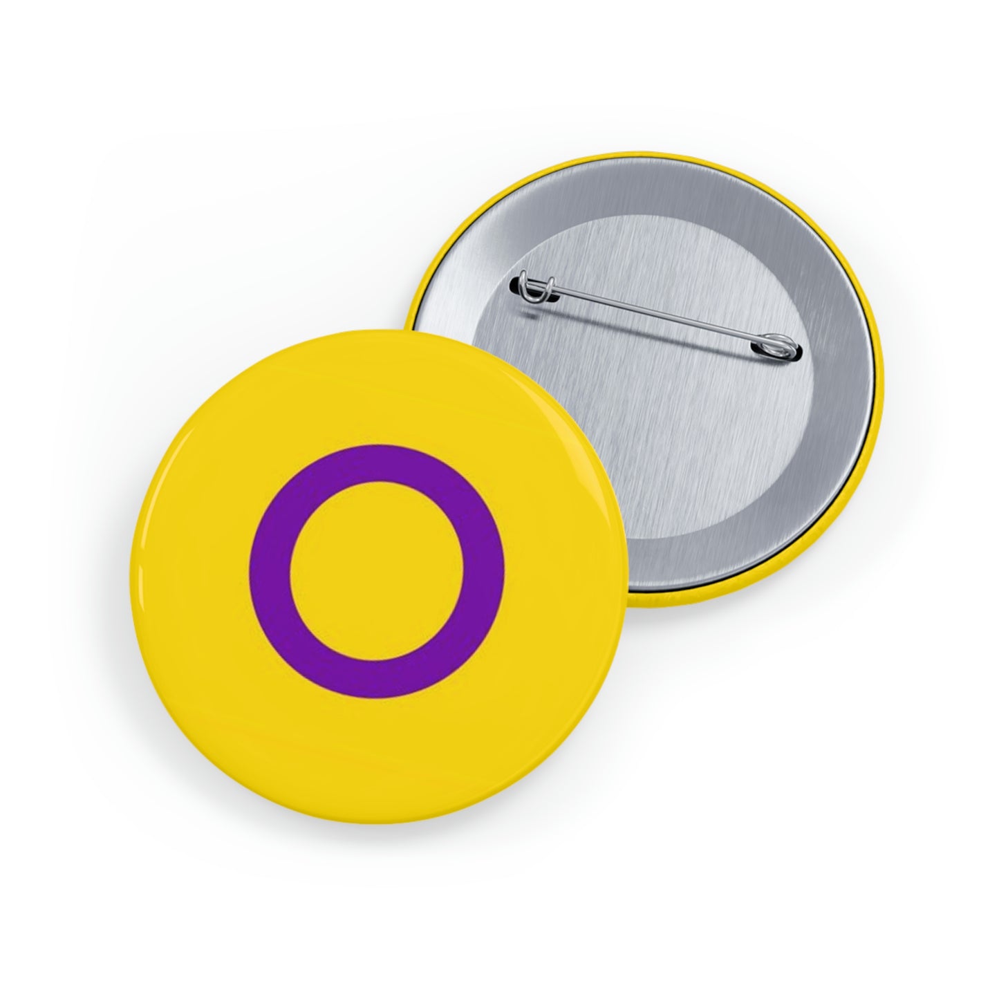 Intersex Pride Flag Round Pins