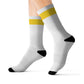 Intersex Flag Crew Socks