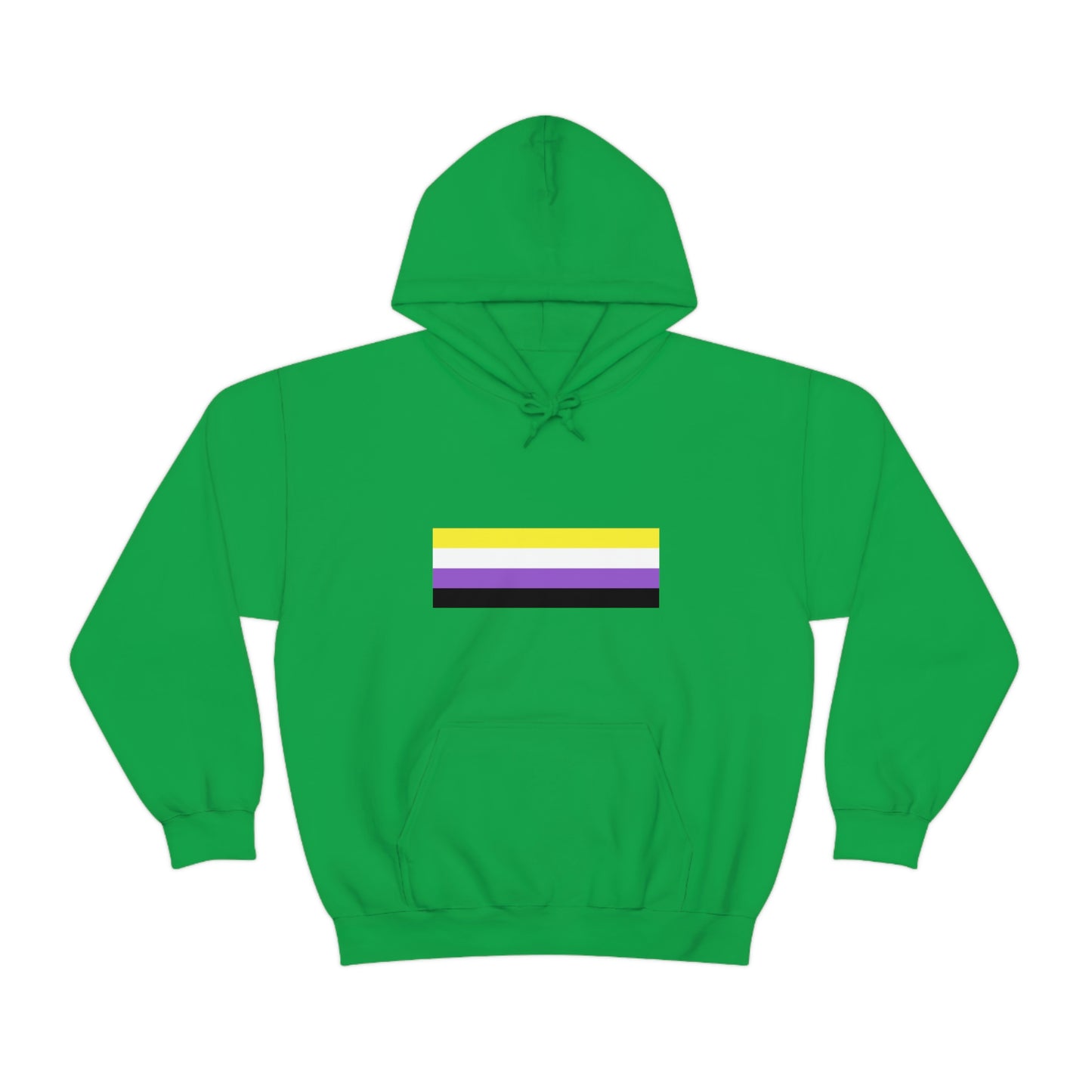 Non-Binary Flag Hooded Sweatshirt