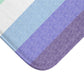 Men Loving Men Flag Bath Mat, pencil crayon colours