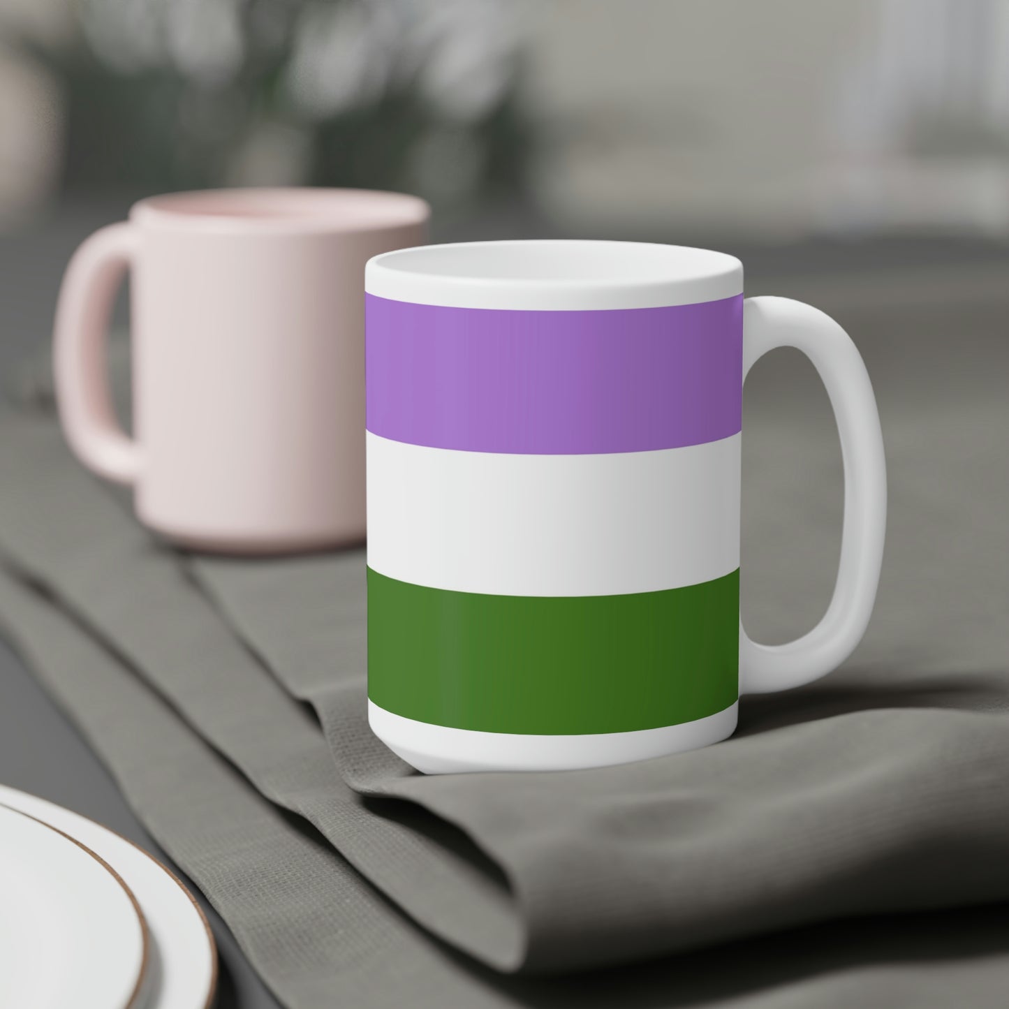 Genderqueer Pride Flag Mug (11oz\15oz\20oz)