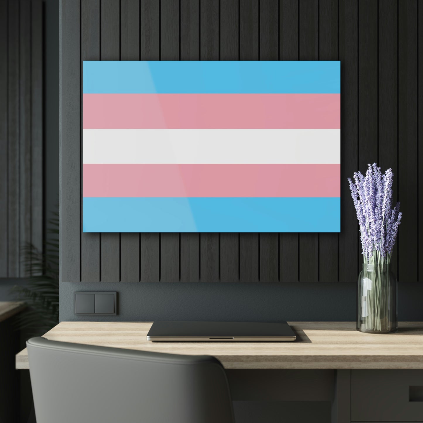 Transgender Acrylic Prints (with French Cleat Hanging)