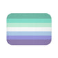Men Loving Men Flag Bath Mat, pencil crayon colours