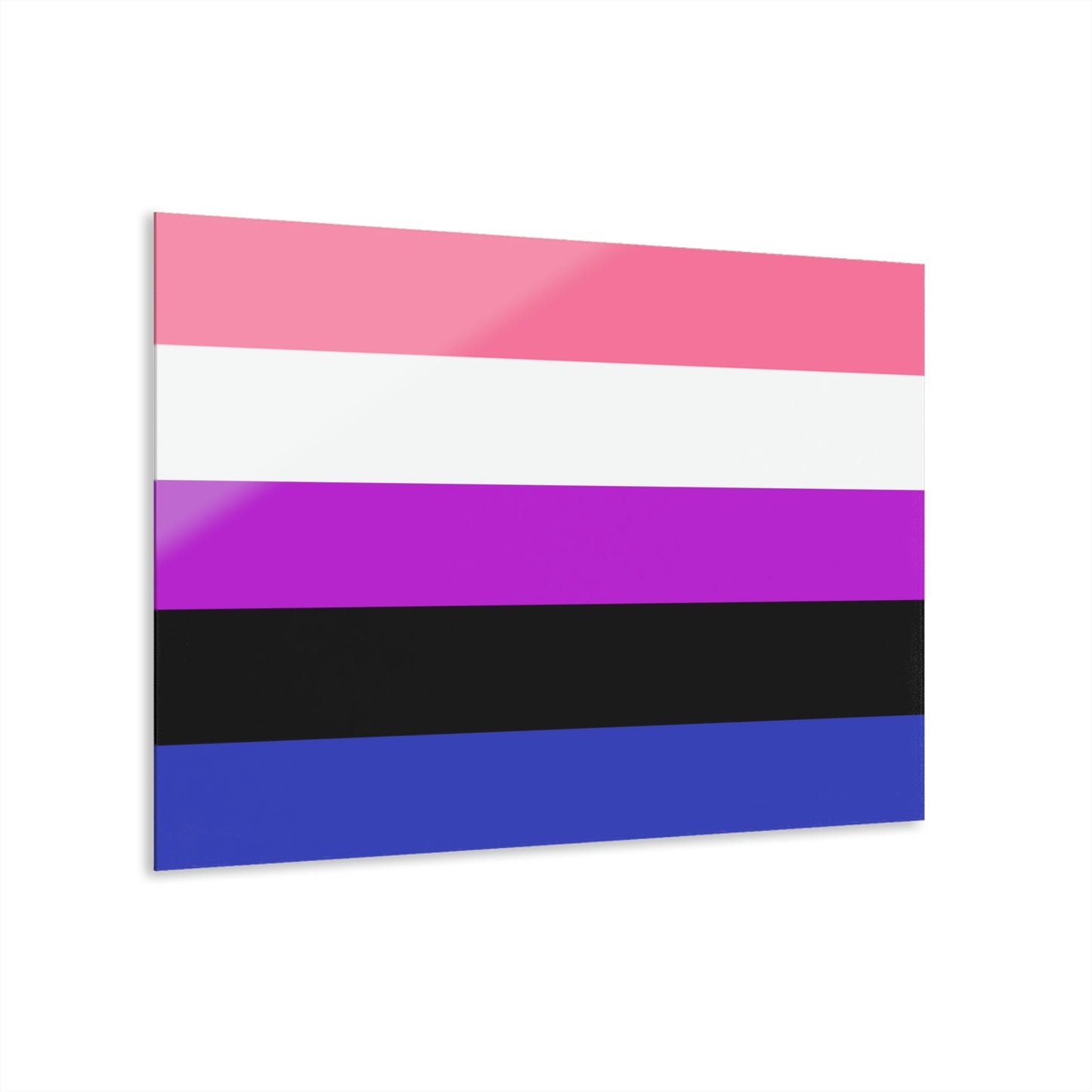 Genderfluid Acrylic Prints (with French Cleat Hanging)