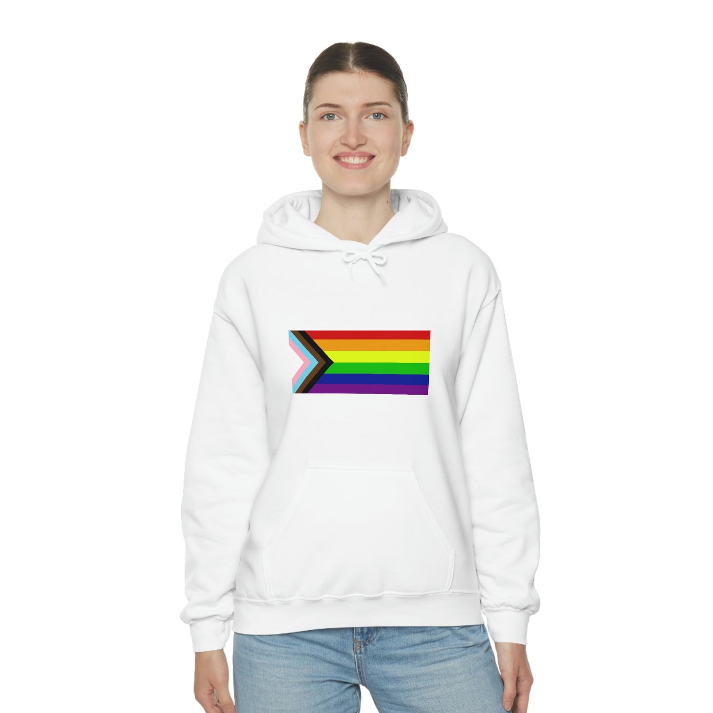 Progress Pride Flag Hooded Sweatshirt