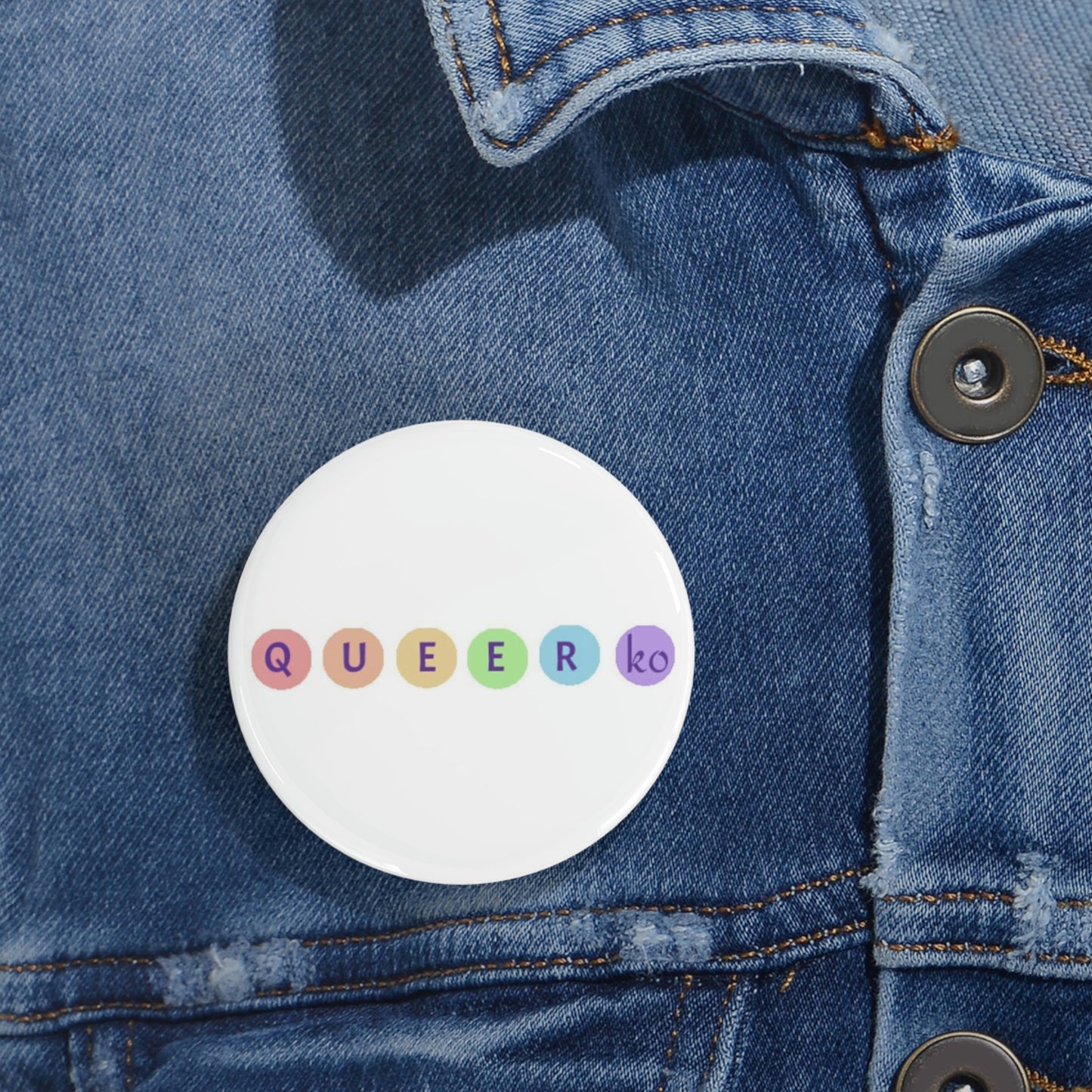 QUEERko Brand Round Pins