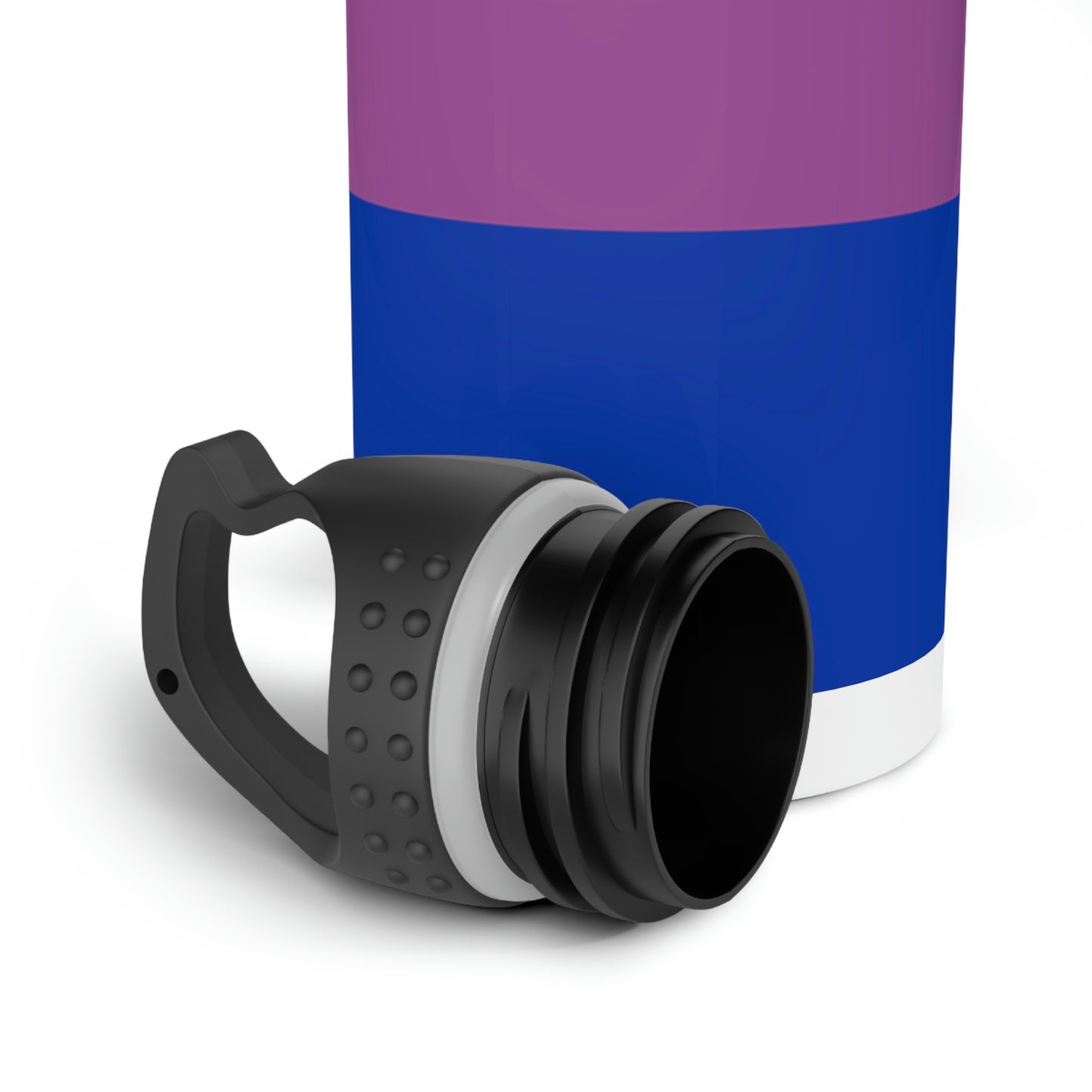 Bisexual Pride Flag Stainless Steel Water Bottle