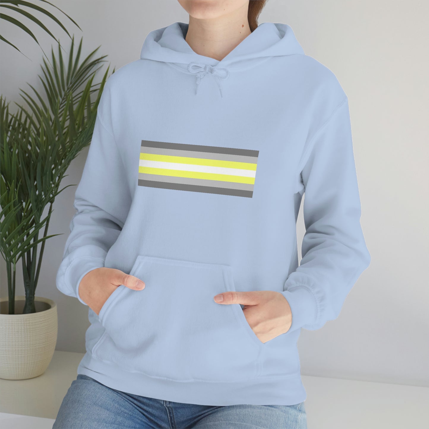 Demigender Flag Hooded Sweatshirt