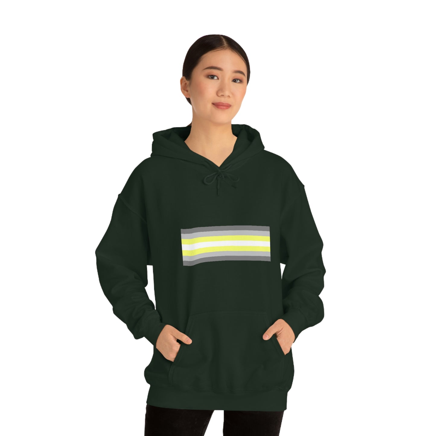 Demigender Flag Hooded Sweatshirt