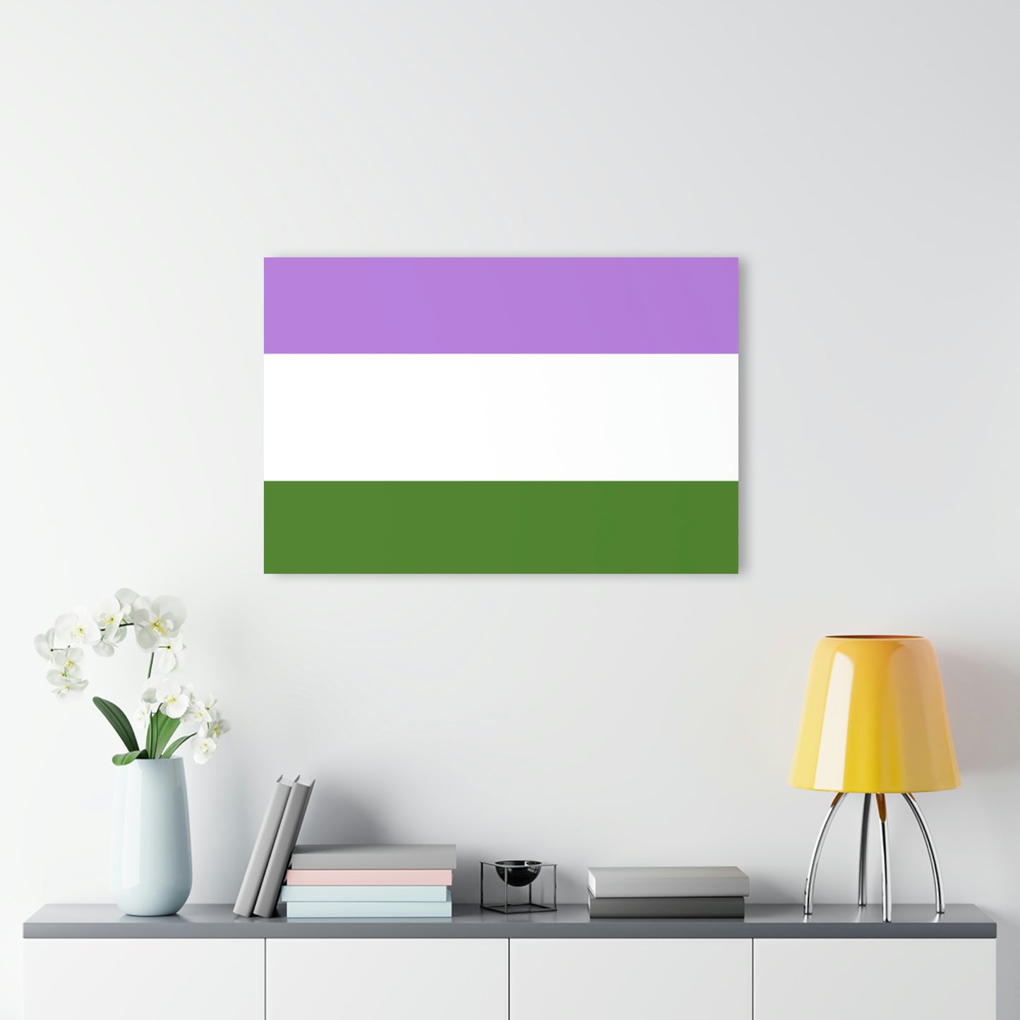 Genderqueer Acrylic Prints (with French Cleat Hanging)