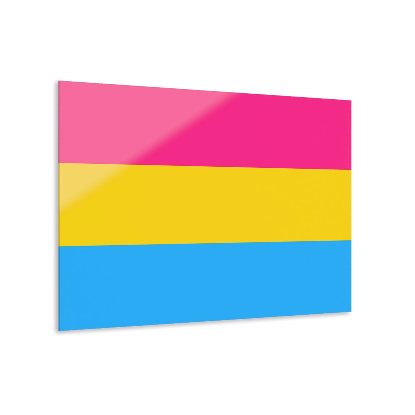 Pansexual Acrylic Prints (with French Cleat Hanging)