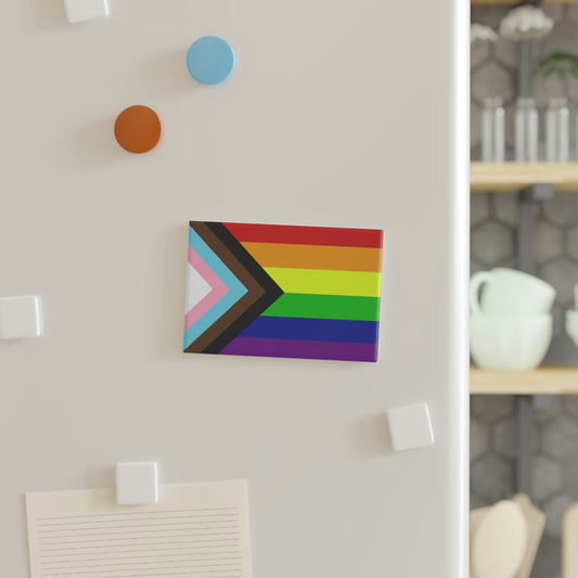 Button Magnet, Progress Pride Flag