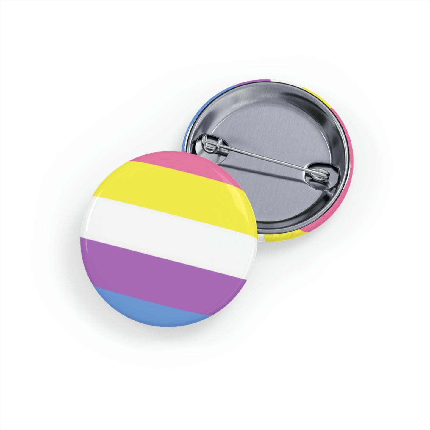 Bigender Pride Flag Round Pins