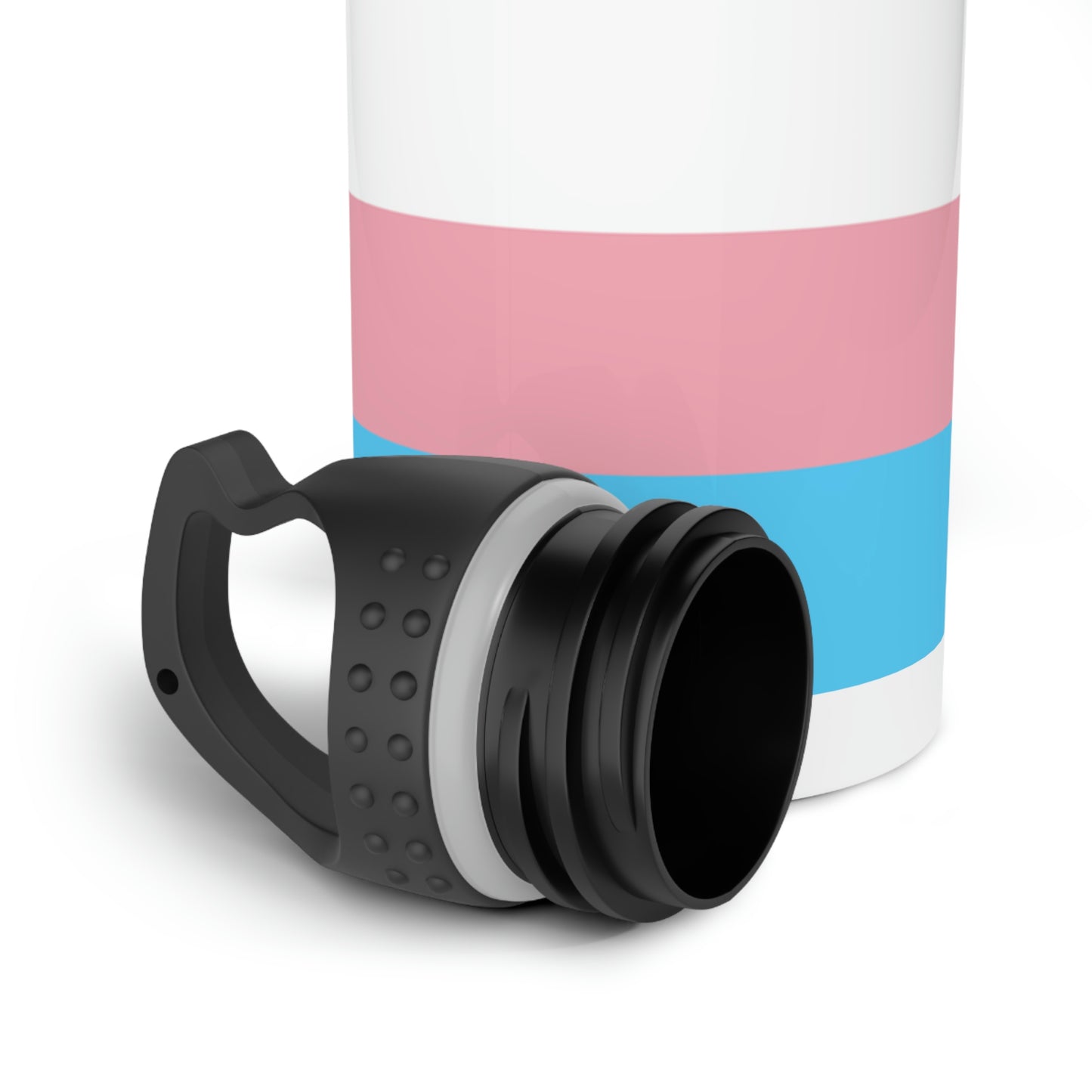 Transgender Pride Flag Stainless Steel Water Bottle