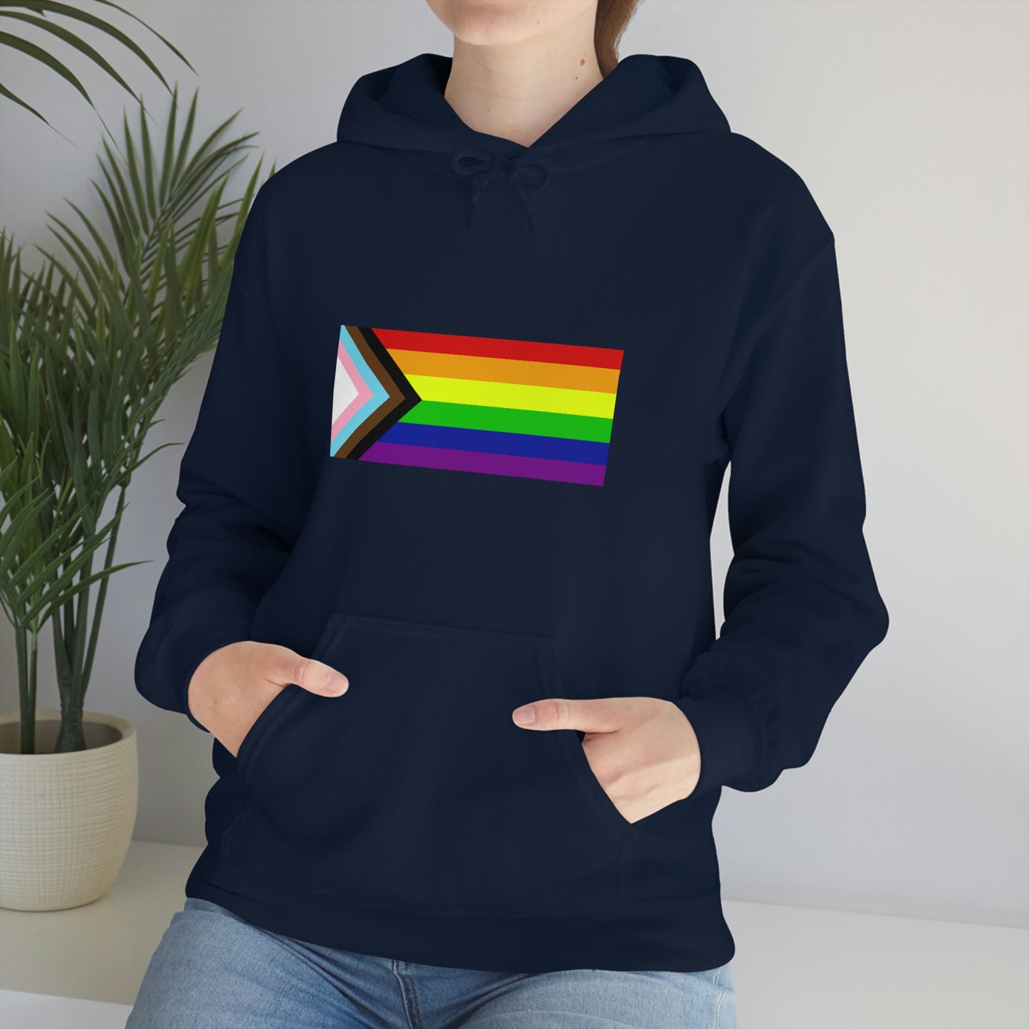 Progress Pride Flag Hooded Sweatshirt