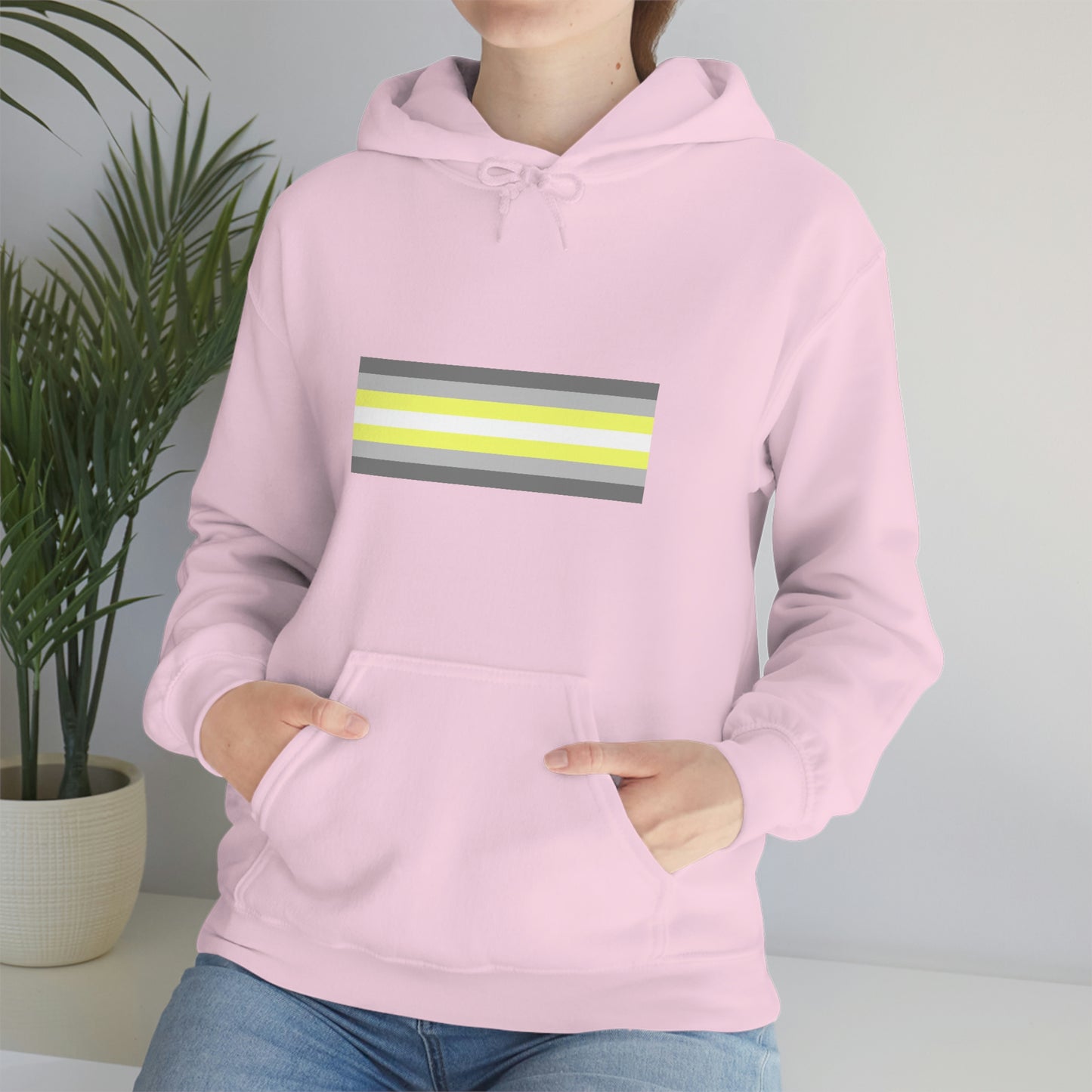 Demigender Flag Hooded Sweatshirt