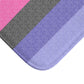 Omnisexual Flag Bath Mat, pencil crayon colours