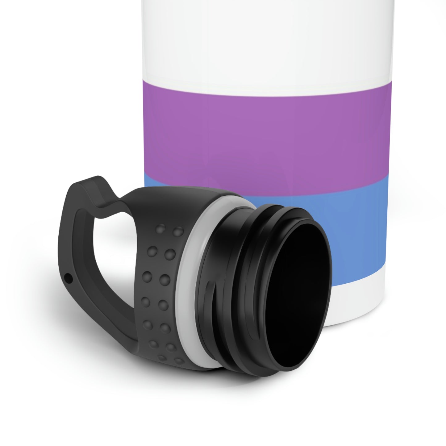 Bigender Pride Flag Stainless Steel Water Bottle