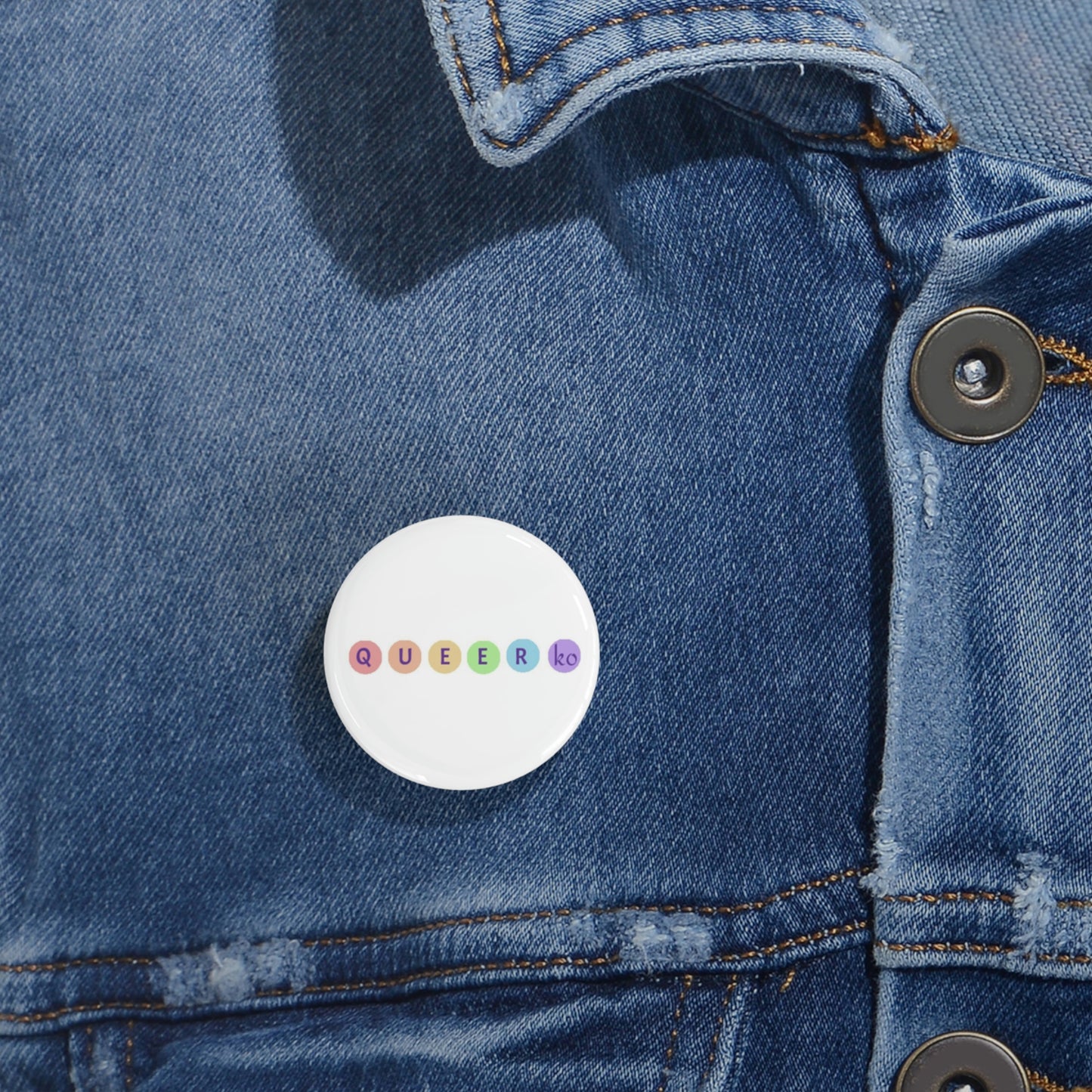 QUEERko Brand Round Pins