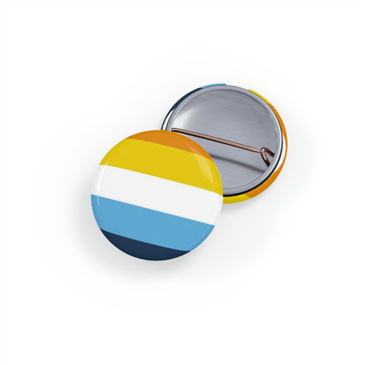 Aroace Pride Flag Round Pins