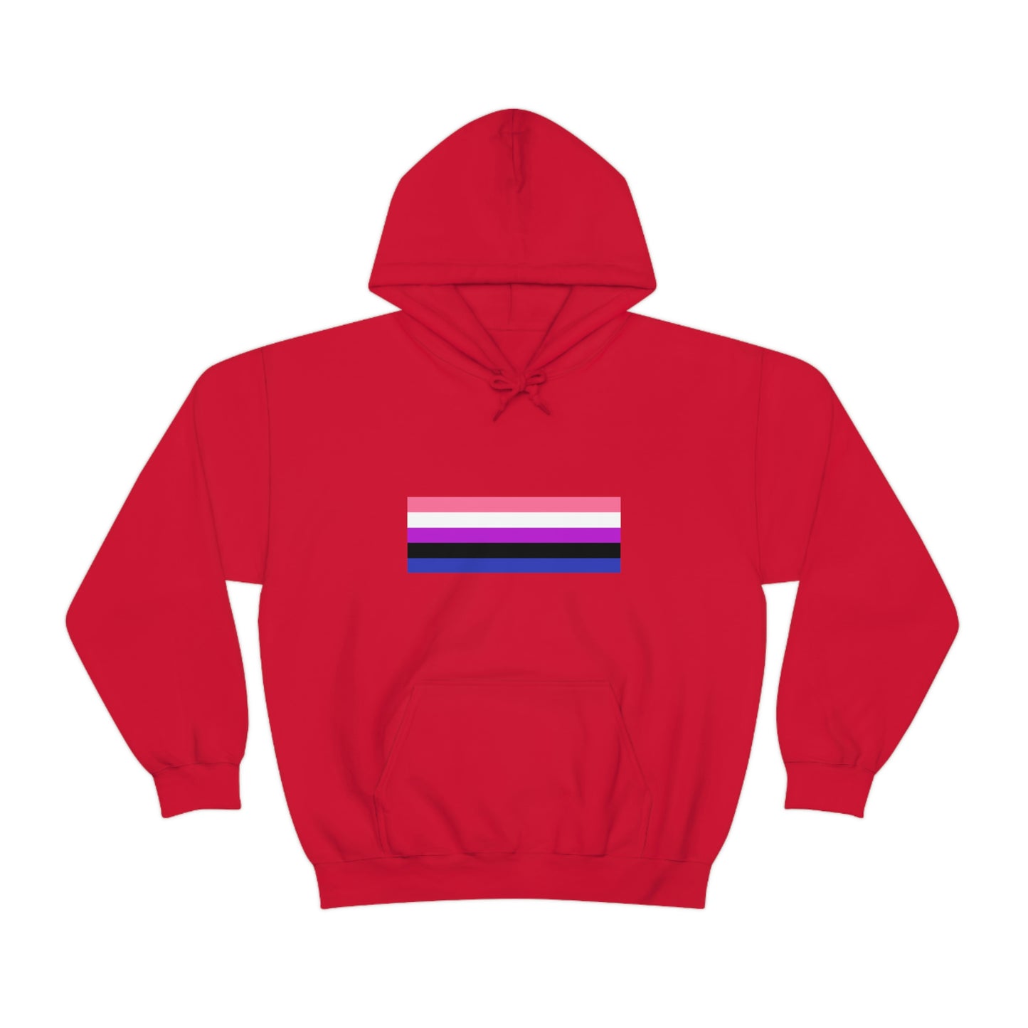 Genderfluid Flag Hooded Sweatshirt