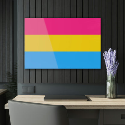 Pansexual Acrylic Prints (with French Cleat Hanging)