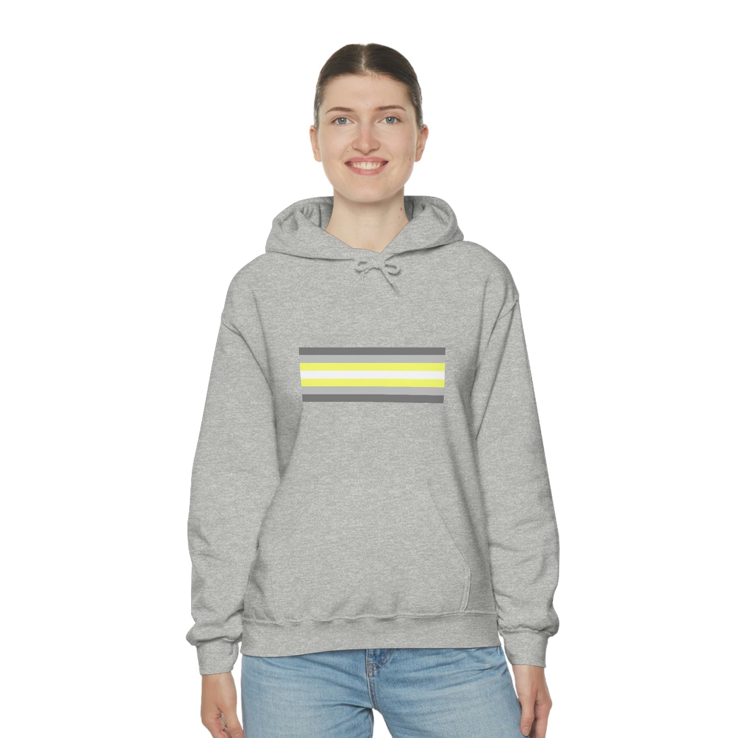 Demigender Flag Hooded Sweatshirt