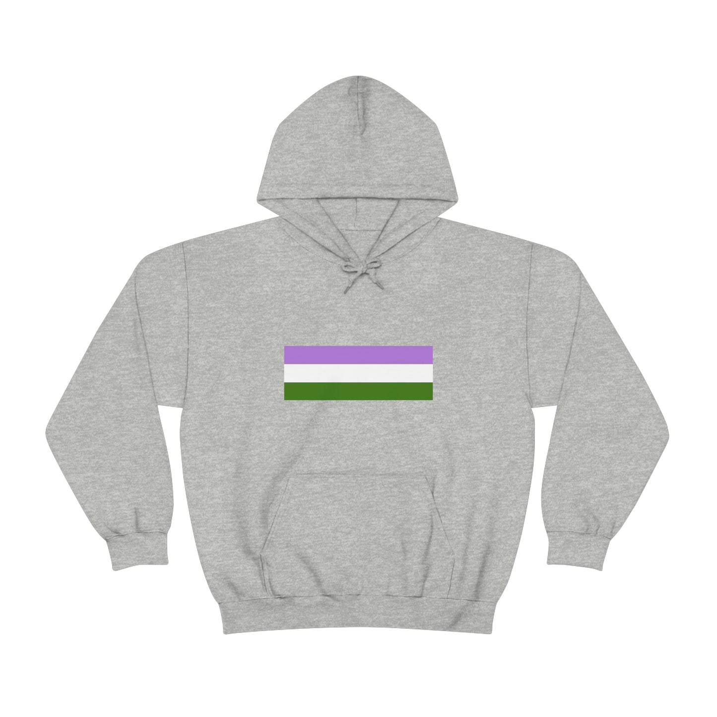 Genderqueer Flag Hooded Sweatshirt