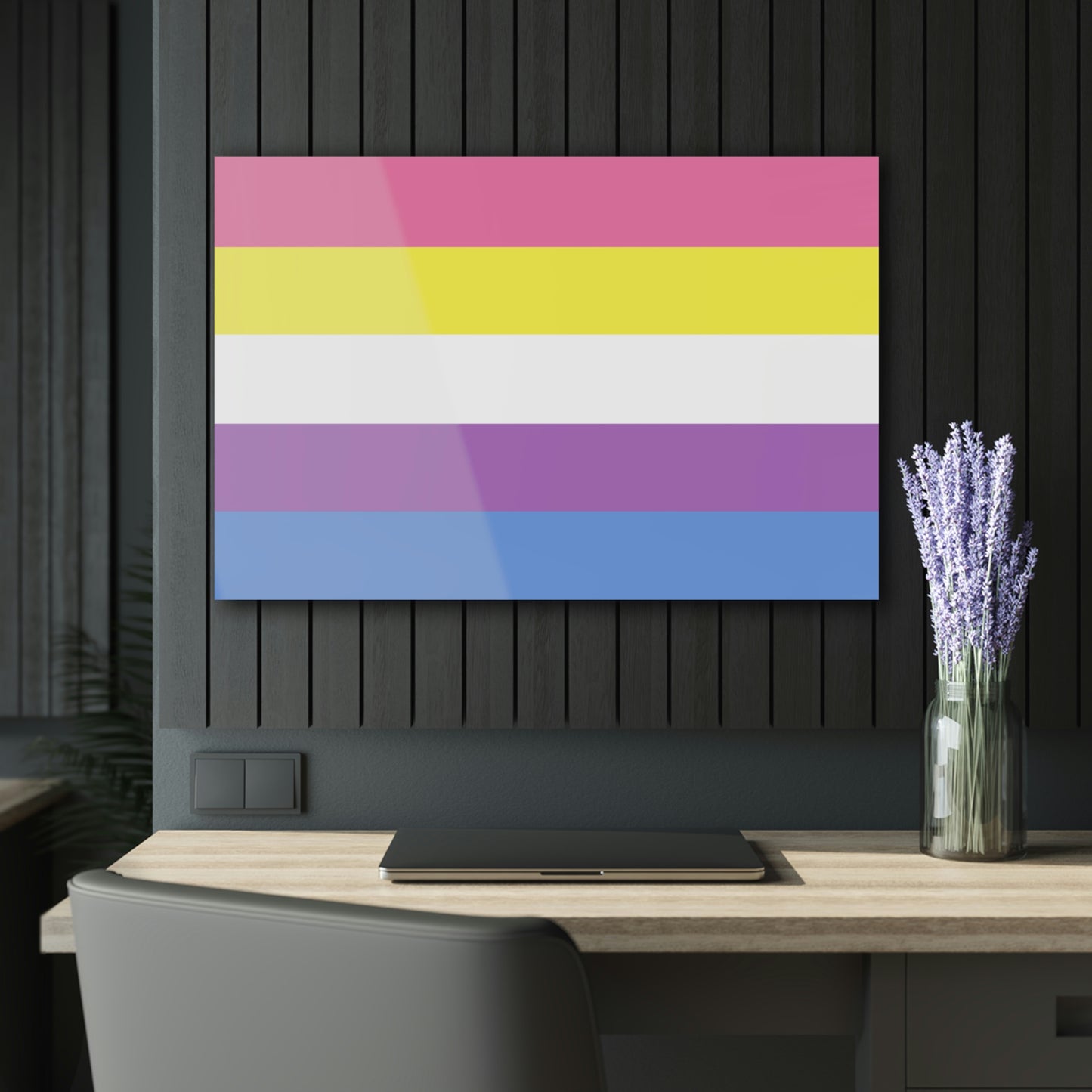 Bigender Acrylic Prints (with French Cleat Hanging)