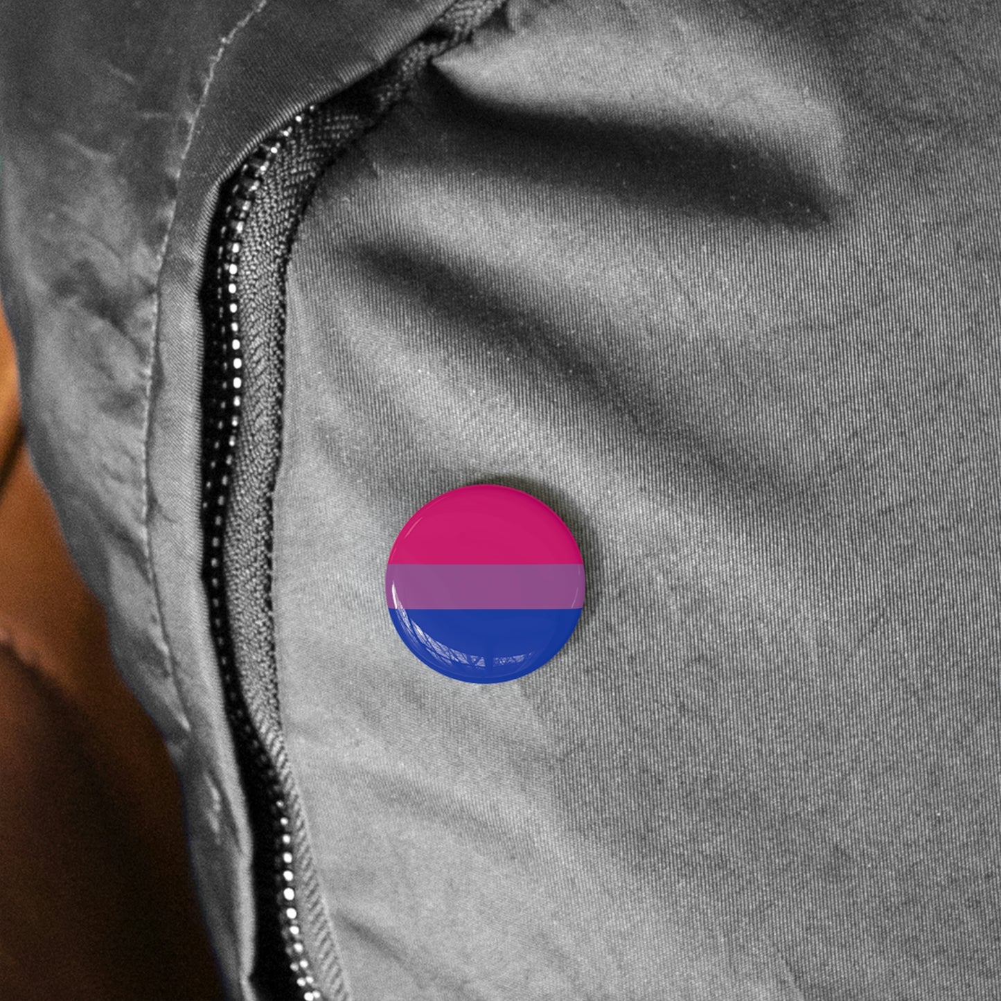 Bisexual Pride Flag Round Pins