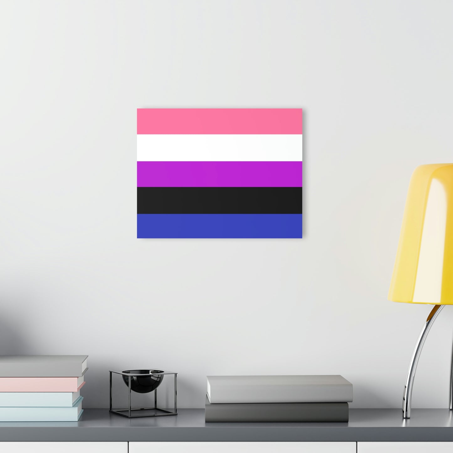 Genderfluid Acrylic Prints (with French Cleat Hanging)