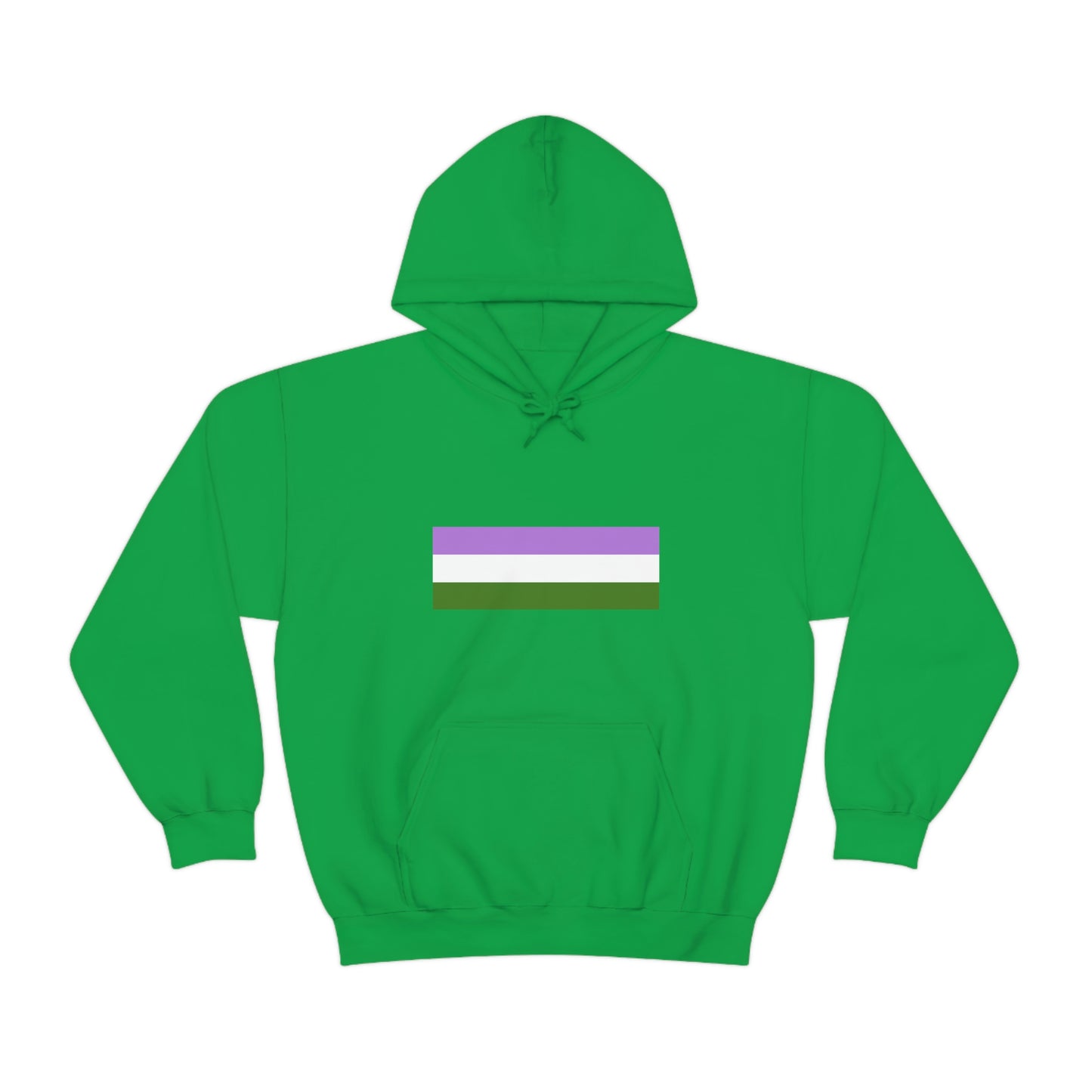 Genderqueer Flag Hooded Sweatshirt