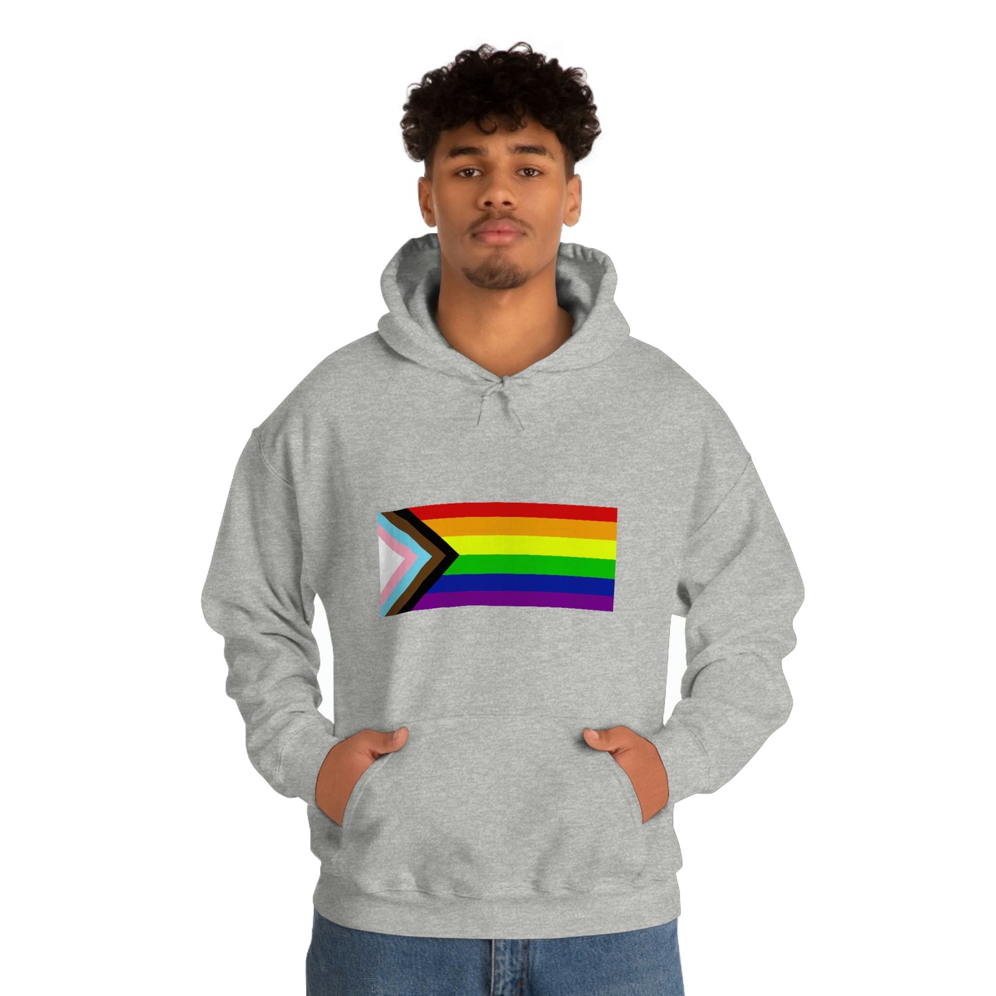 Progress Pride Flag Hooded Sweatshirt