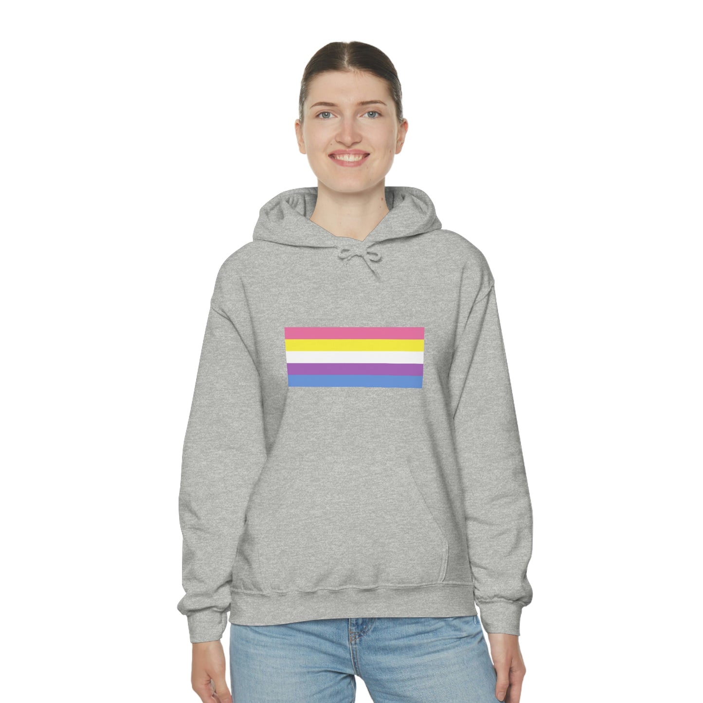 Bigender Flag Hooded Sweatshirt