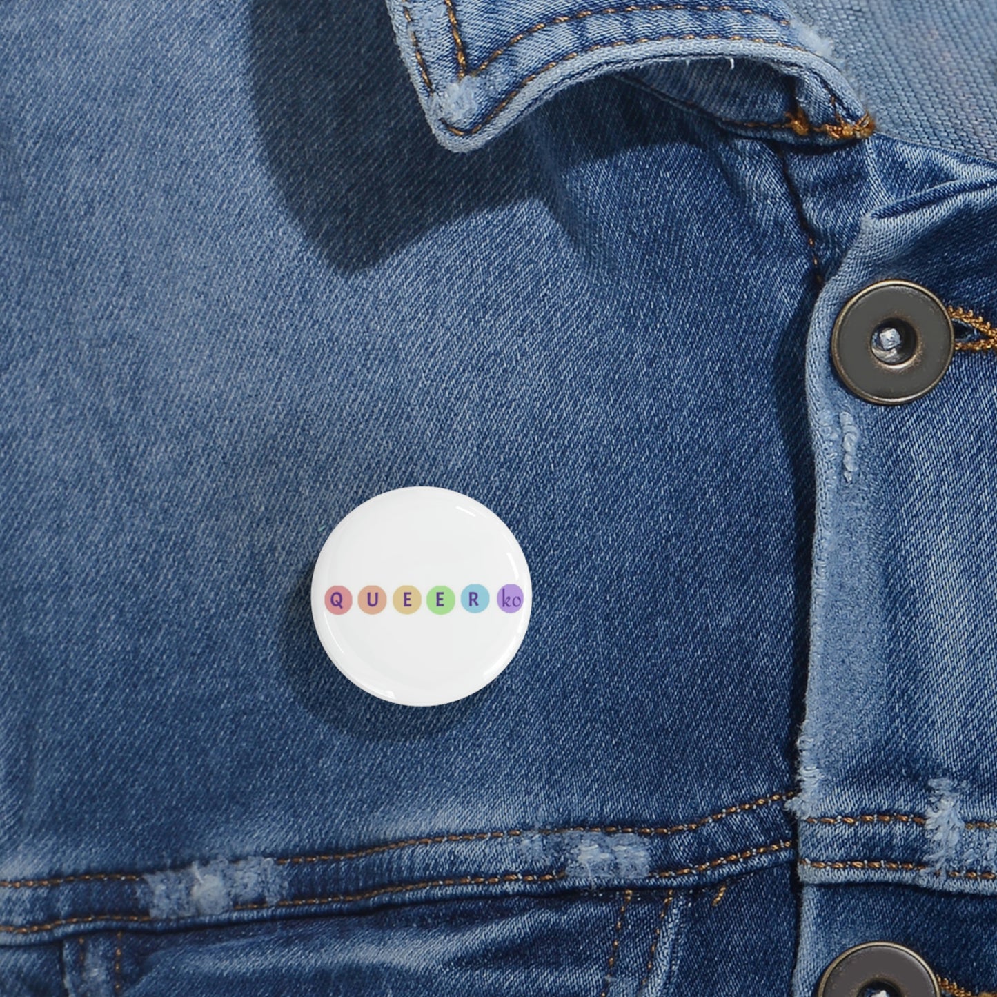 QUEERko Brand Round Pins