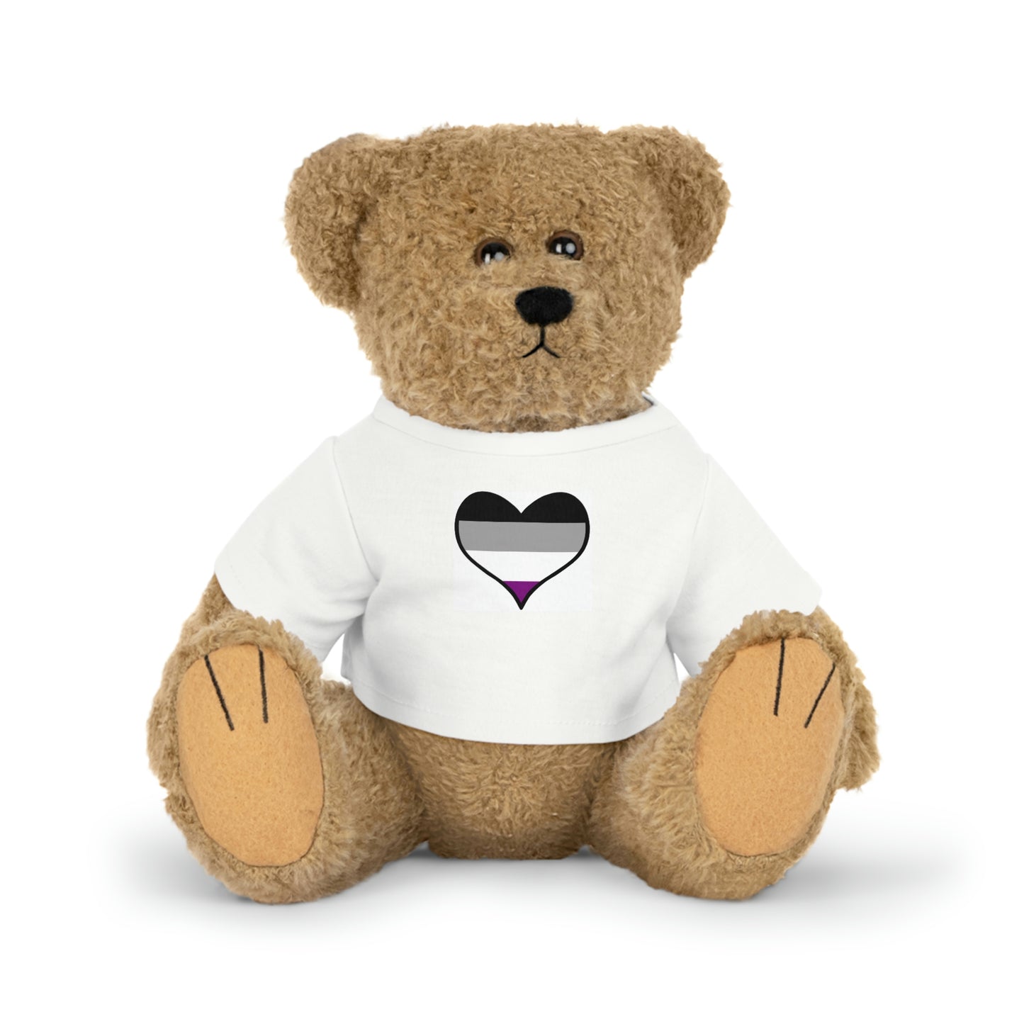 Plush Toys with Asexual Flag T-Shirt