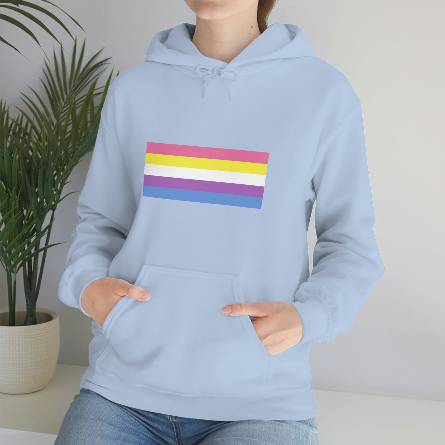 Bigender Flag Hooded Sweatshirt