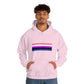 Genderfluid Flag Hooded Sweatshirt